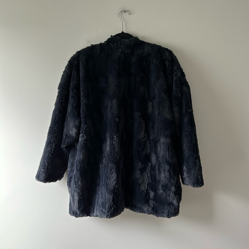 Anthropologie Tiny blue faux fur jacket - Picture 5 of 5